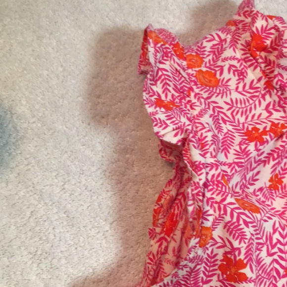 J. Crew Factory ruffle tiered floral midi dress - Picture 8 of 14